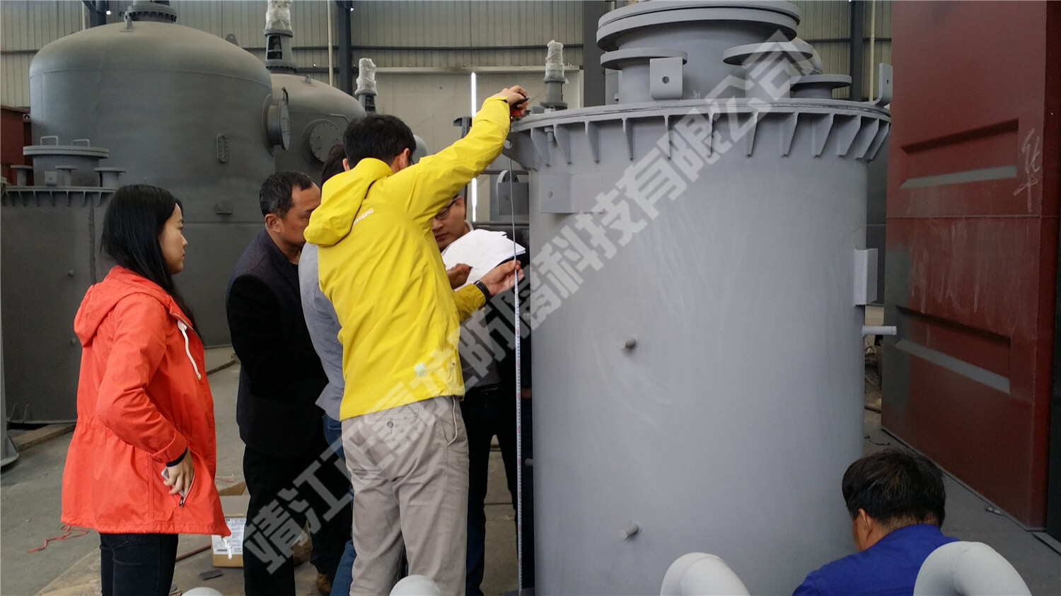 某外資企業(yè)水處理鋼襯四氟酸罐項目